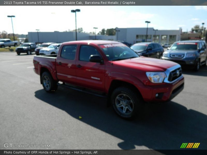 Barcelona Red Metallic / Graphite 2013 Toyota Tacoma V6 TSS Prerunner Double Cab