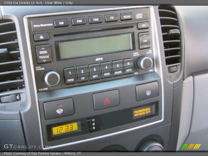 Clear White / Gray 2009 Kia Sorento LX 4x4