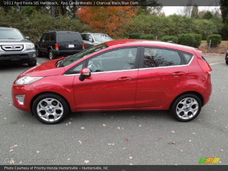  2011 Fiesta SES Hatchback Red Candy Metallic