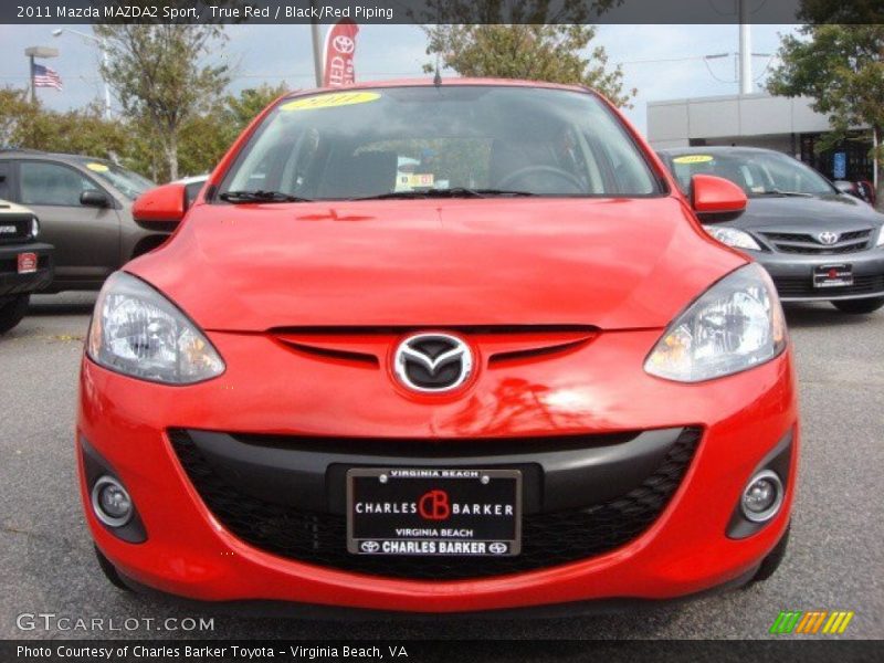 True Red / Black/Red Piping 2011 Mazda MAZDA2 Sport