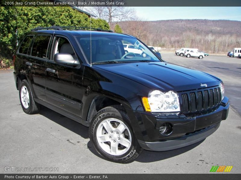 Black / Medium Slate Gray 2006 Jeep Grand Cherokee Laredo 4x4