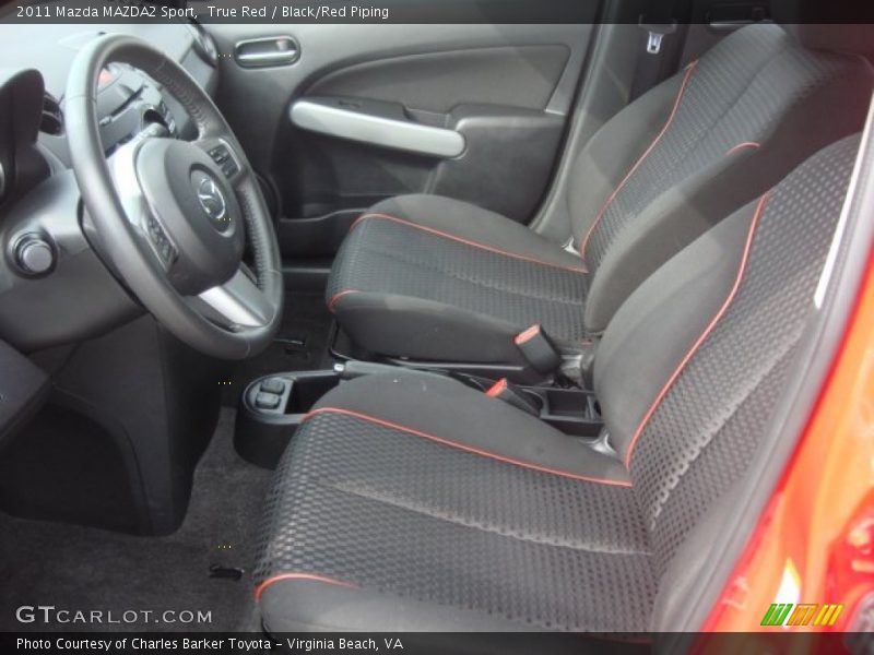 True Red / Black/Red Piping 2011 Mazda MAZDA2 Sport