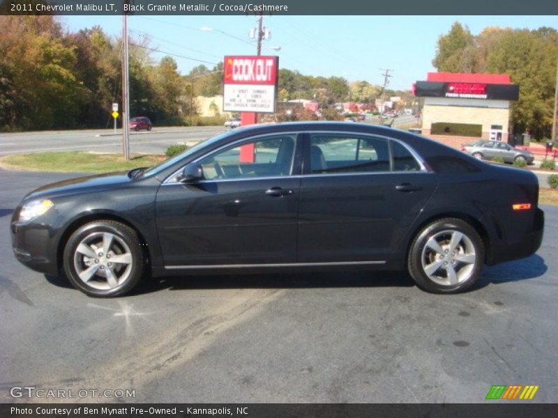 Black Granite Metallic / Cocoa/Cashmere 2011 Chevrolet Malibu LT