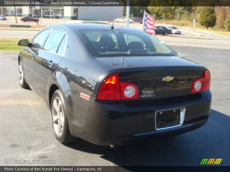 Black Granite Metallic / Cocoa/Cashmere 2011 Chevrolet Malibu LT
