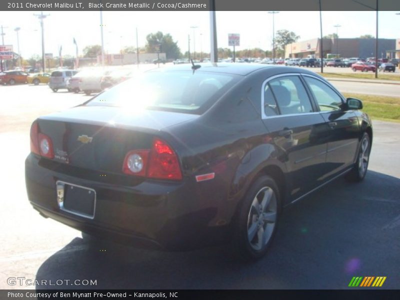 Black Granite Metallic / Cocoa/Cashmere 2011 Chevrolet Malibu LT