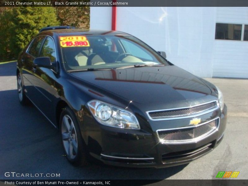 Black Granite Metallic / Cocoa/Cashmere 2011 Chevrolet Malibu LT