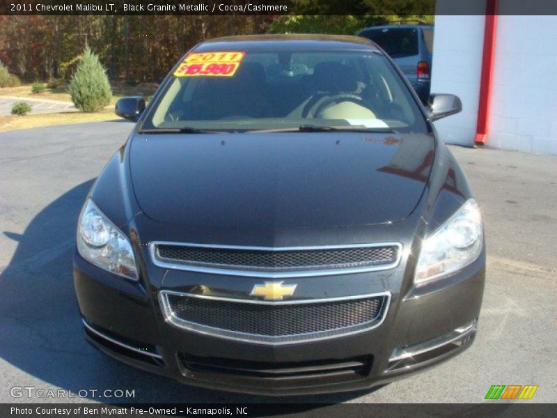 Black Granite Metallic / Cocoa/Cashmere 2011 Chevrolet Malibu LT