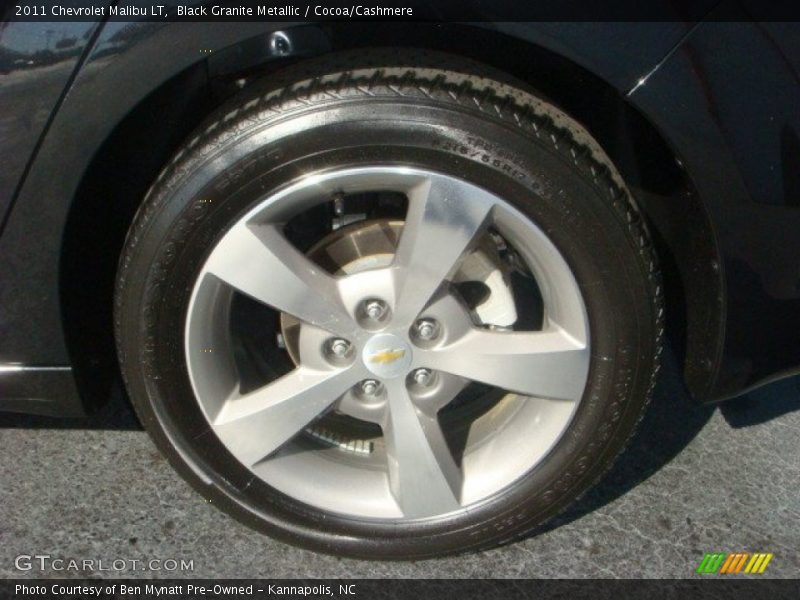Black Granite Metallic / Cocoa/Cashmere 2011 Chevrolet Malibu LT