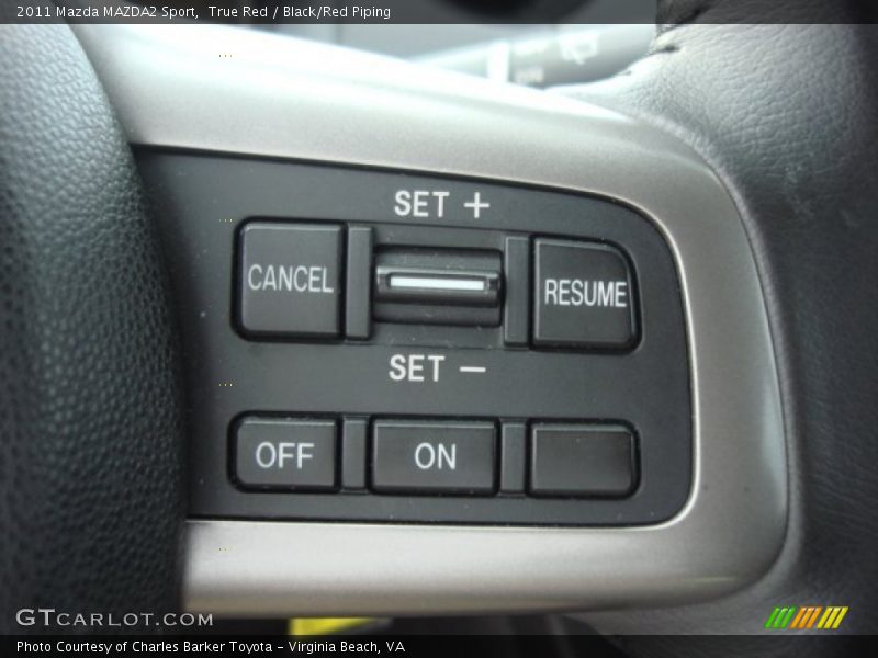 True Red / Black/Red Piping 2011 Mazda MAZDA2 Sport