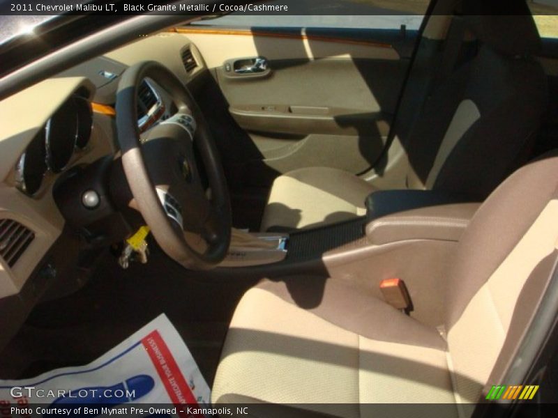 Black Granite Metallic / Cocoa/Cashmere 2011 Chevrolet Malibu LT