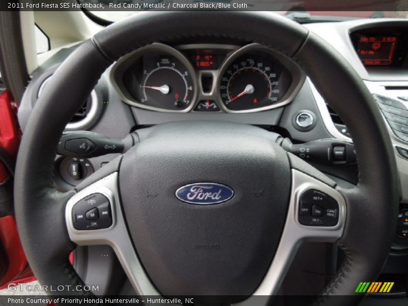  2011 Fiesta SES Hatchback Steering Wheel