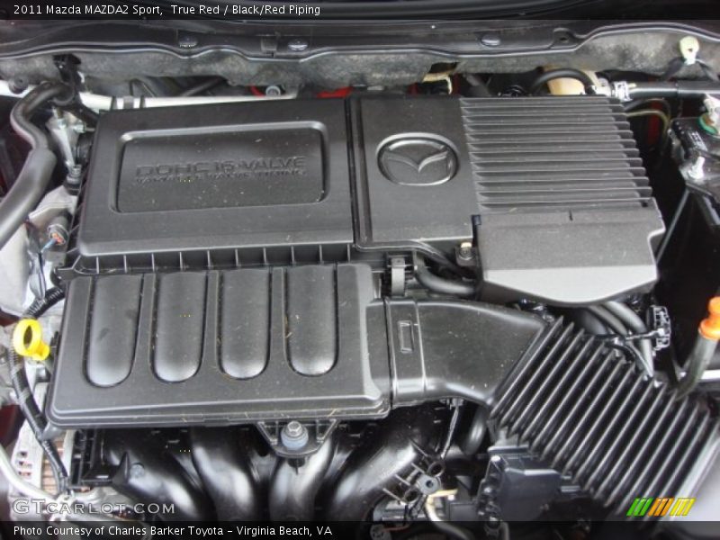 True Red / Black/Red Piping 2011 Mazda MAZDA2 Sport