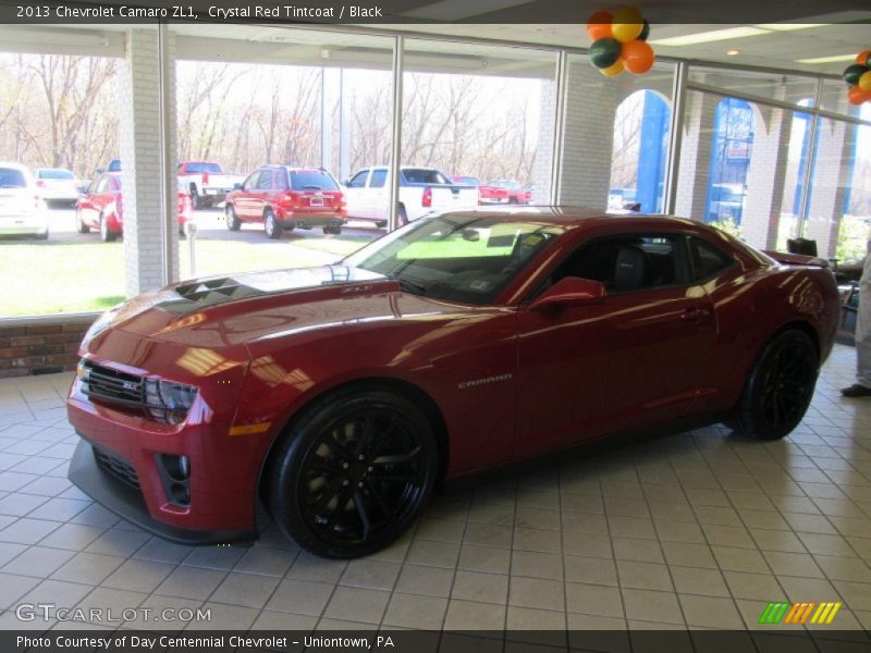Crystal Red Tintcoat / Black 2013 Chevrolet Camaro ZL1