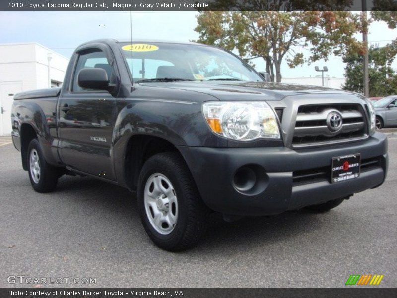 Magnetic Gray Metallic / Graphite 2010 Toyota Tacoma Regular Cab