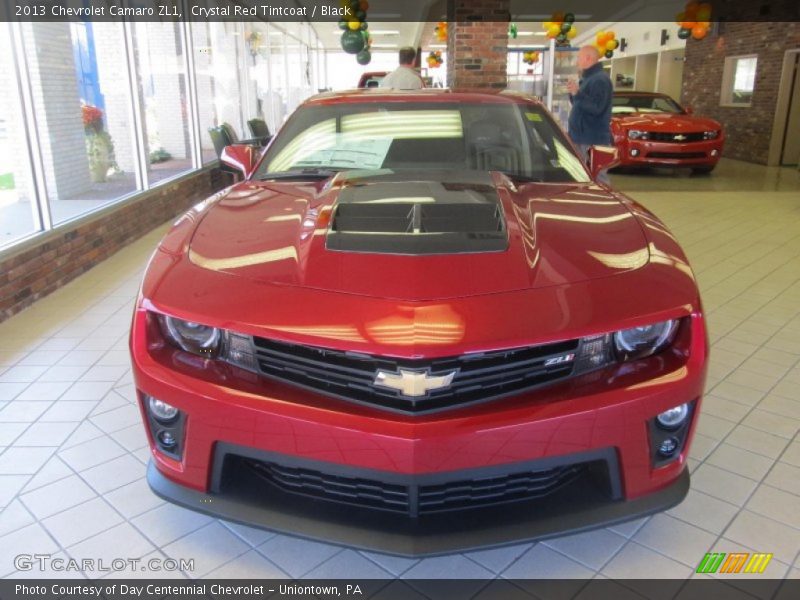 Crystal Red Tintcoat / Black 2013 Chevrolet Camaro ZL1