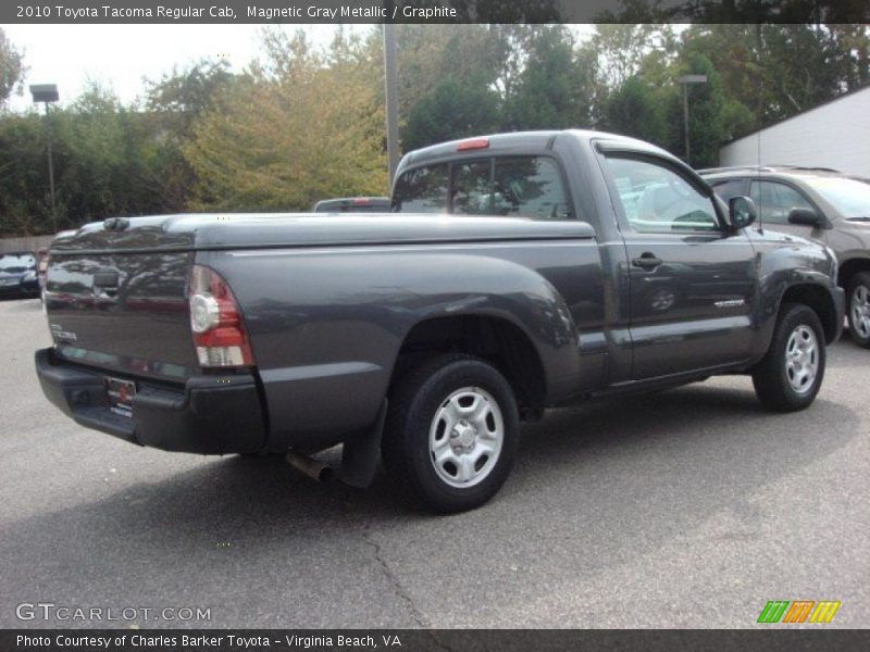 Magnetic Gray Metallic / Graphite 2010 Toyota Tacoma Regular Cab