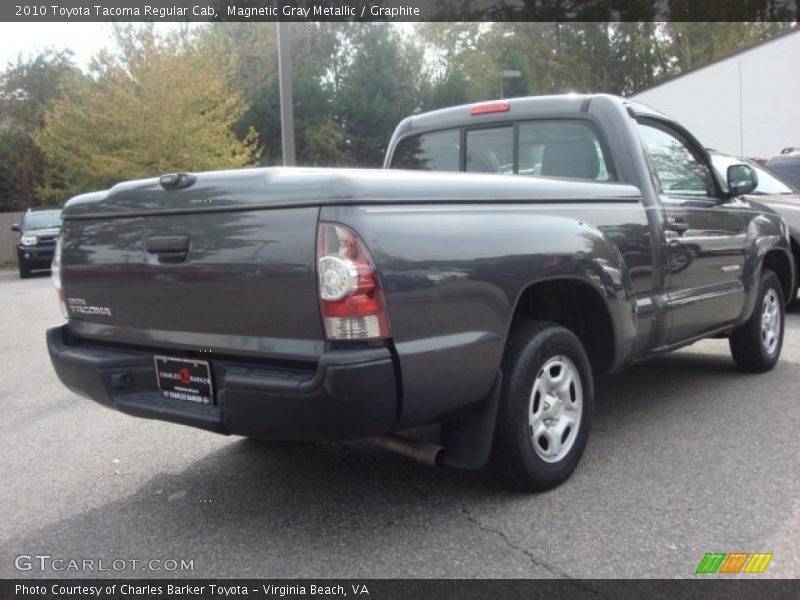 Magnetic Gray Metallic / Graphite 2010 Toyota Tacoma Regular Cab