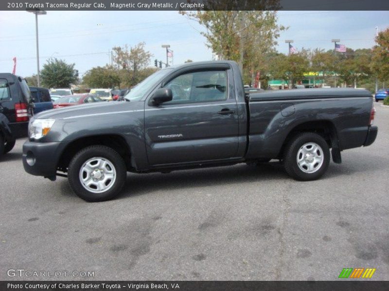 Magnetic Gray Metallic / Graphite 2010 Toyota Tacoma Regular Cab