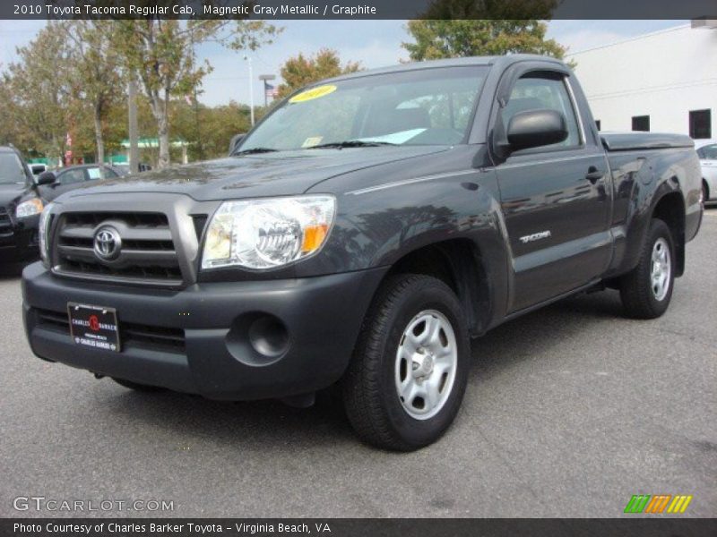 Magnetic Gray Metallic / Graphite 2010 Toyota Tacoma Regular Cab