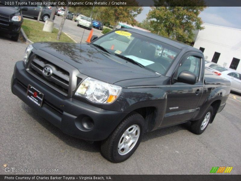 Magnetic Gray Metallic / Graphite 2010 Toyota Tacoma Regular Cab