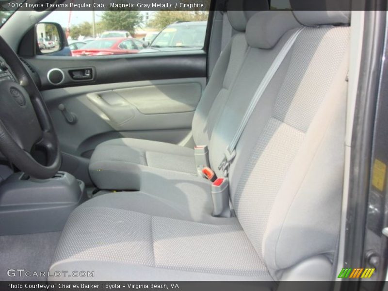 Magnetic Gray Metallic / Graphite 2010 Toyota Tacoma Regular Cab