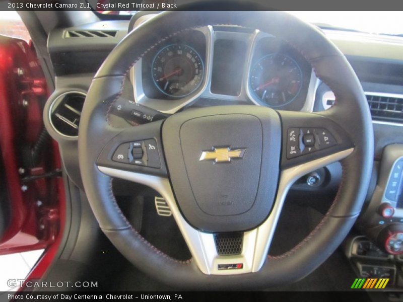 Crystal Red Tintcoat / Black 2013 Chevrolet Camaro ZL1