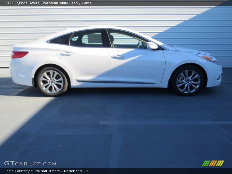 Porcelain White Pearl / Camel 2013 Hyundai Azera