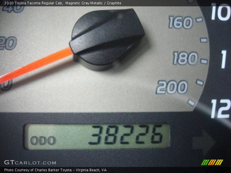 Magnetic Gray Metallic / Graphite 2010 Toyota Tacoma Regular Cab