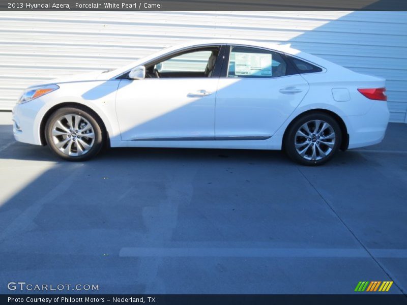 Porcelain White Pearl / Camel 2013 Hyundai Azera