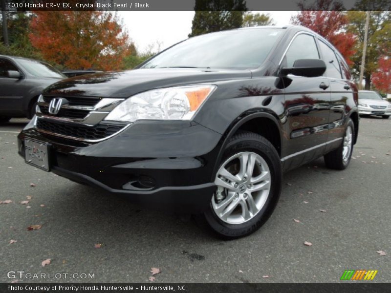 Crystal Black Pearl / Black 2010 Honda CR-V EX