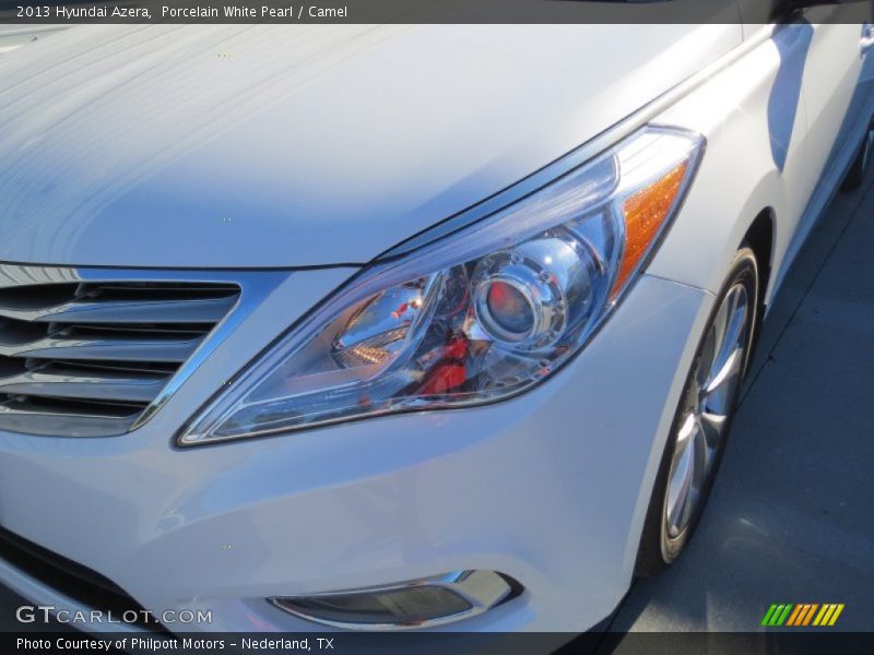 Porcelain White Pearl / Camel 2013 Hyundai Azera