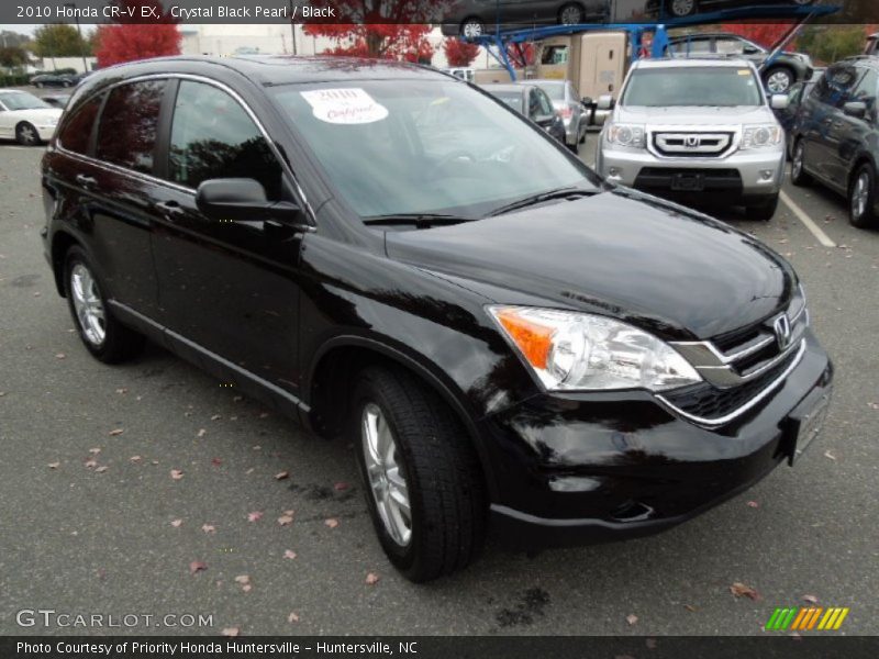 Crystal Black Pearl / Black 2010 Honda CR-V EX