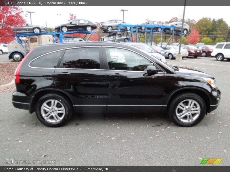 Crystal Black Pearl / Black 2010 Honda CR-V EX