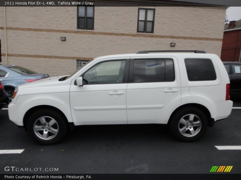 Taffeta White / Gray 2011 Honda Pilot EX-L 4WD