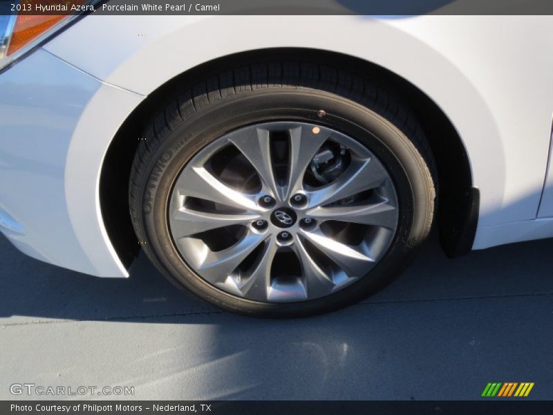 Porcelain White Pearl / Camel 2013 Hyundai Azera