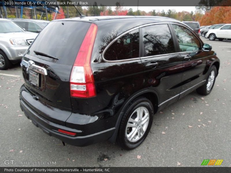 Crystal Black Pearl / Black 2010 Honda CR-V EX