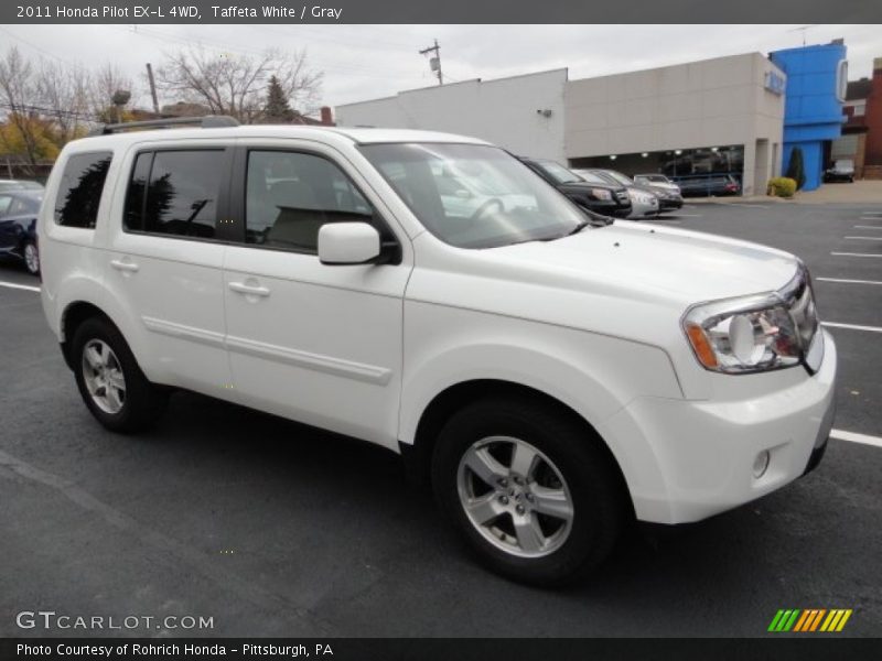 Taffeta White / Gray 2011 Honda Pilot EX-L 4WD