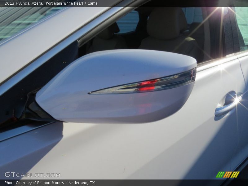 Porcelain White Pearl / Camel 2013 Hyundai Azera