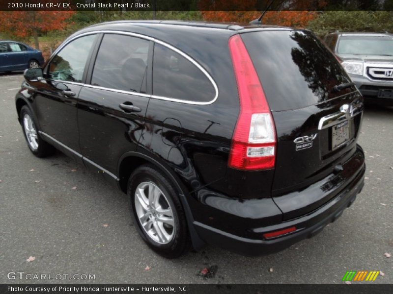Crystal Black Pearl / Black 2010 Honda CR-V EX