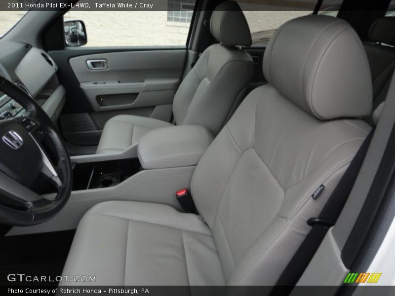 Taffeta White / Gray 2011 Honda Pilot EX-L 4WD