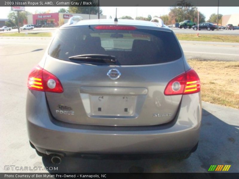 Gotham Gray / Black 2009 Nissan Rogue SL AWD