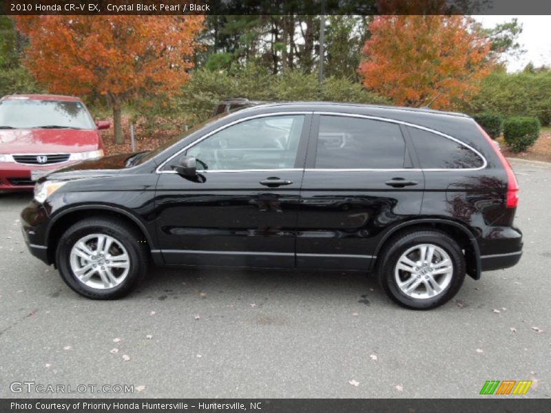 Crystal Black Pearl / Black 2010 Honda CR-V EX