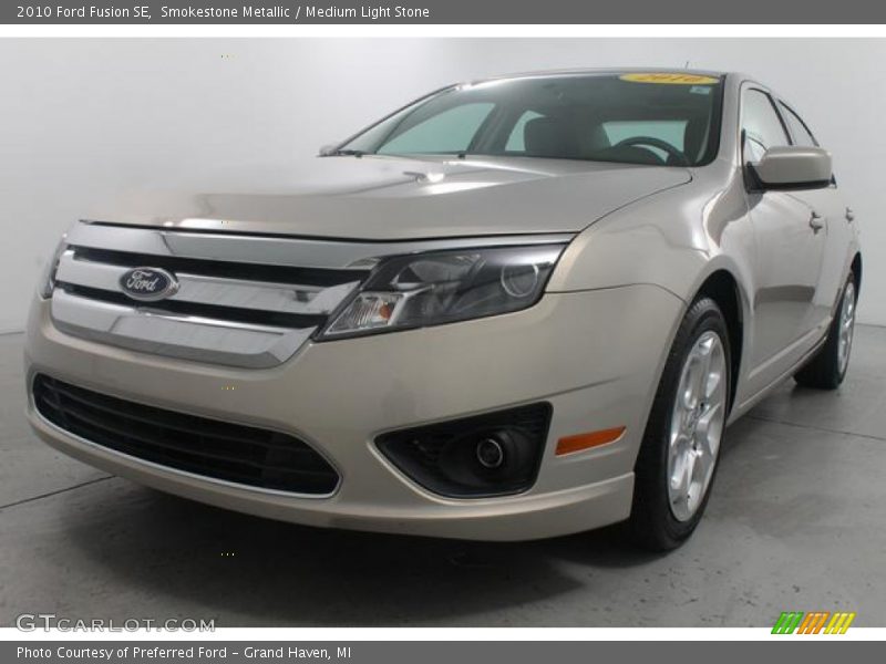 Smokestone Metallic / Medium Light Stone 2010 Ford Fusion SE