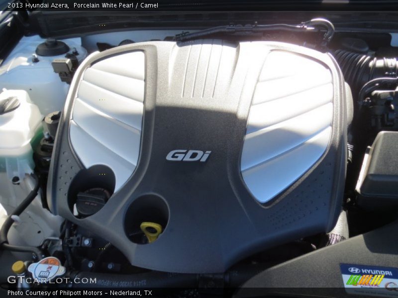 Porcelain White Pearl / Camel 2013 Hyundai Azera