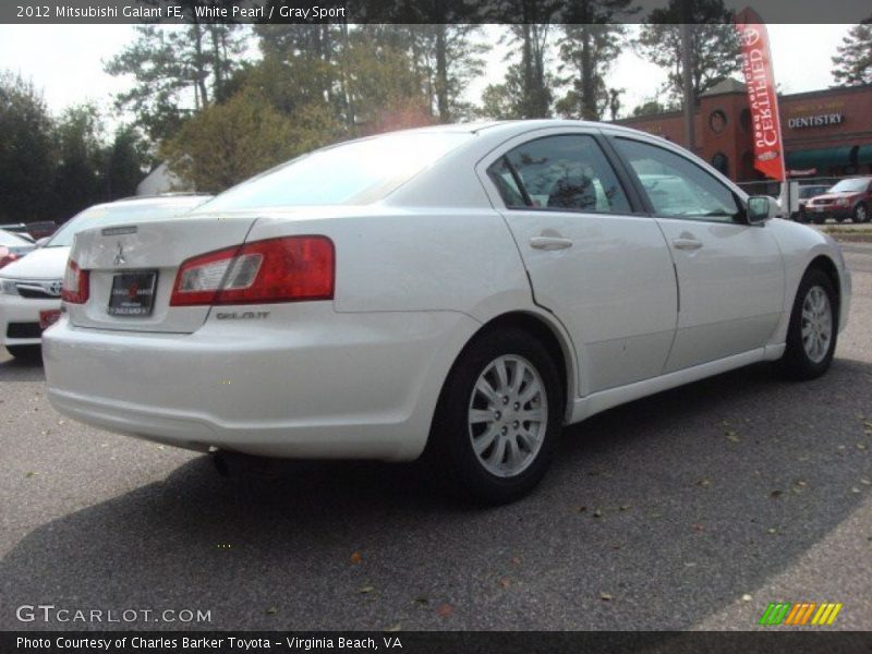 White Pearl / Gray Sport 2012 Mitsubishi Galant FE
