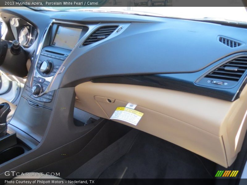 Porcelain White Pearl / Camel 2013 Hyundai Azera