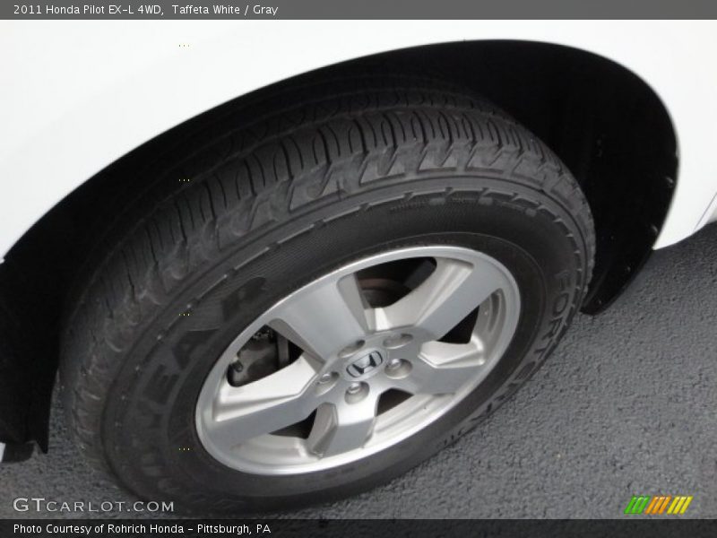 Taffeta White / Gray 2011 Honda Pilot EX-L 4WD