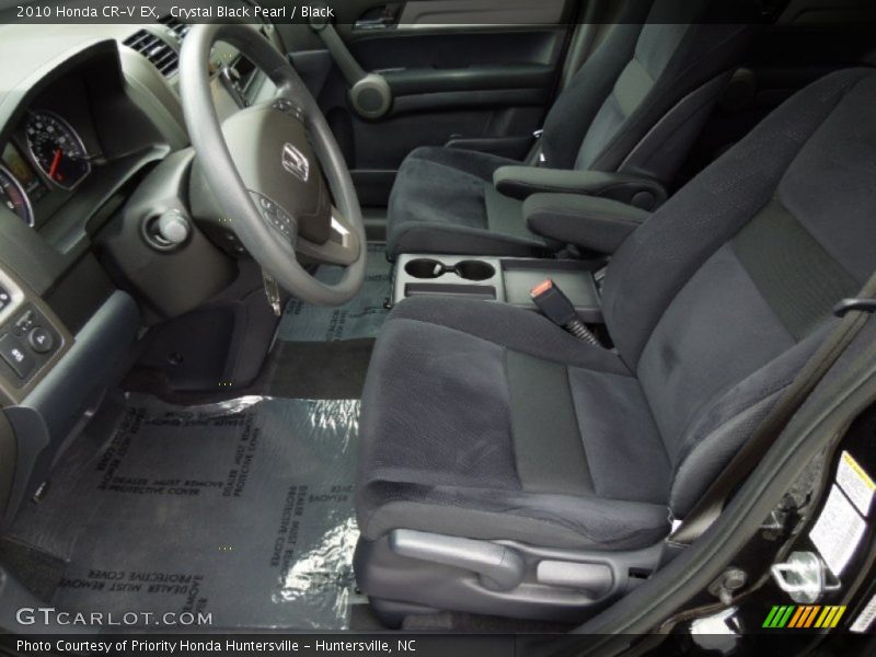 Crystal Black Pearl / Black 2010 Honda CR-V EX