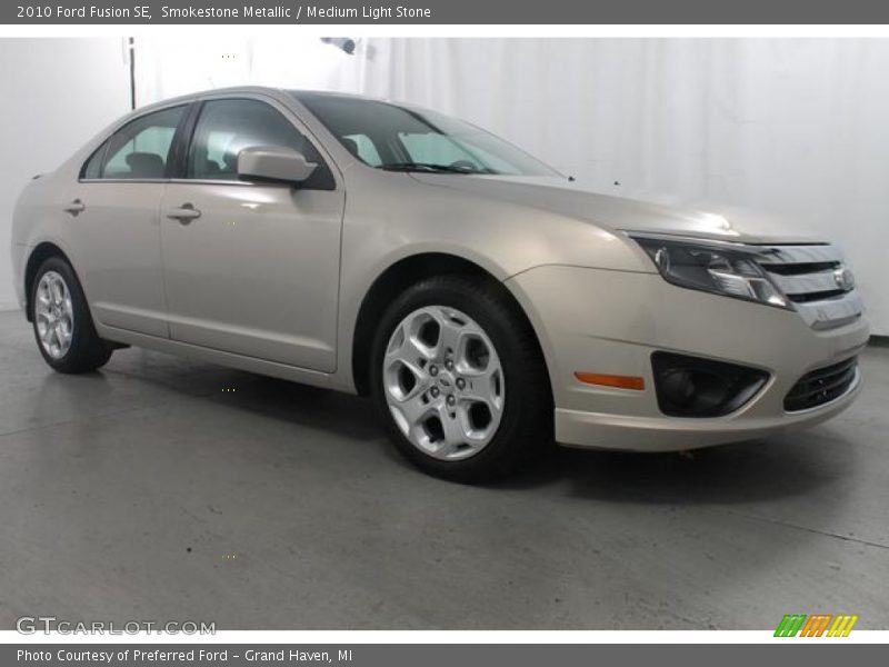 Smokestone Metallic / Medium Light Stone 2010 Ford Fusion SE