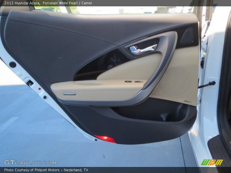 Porcelain White Pearl / Camel 2013 Hyundai Azera